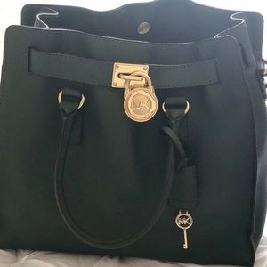 Michael Kors Hamilton - Green Safiano Leather